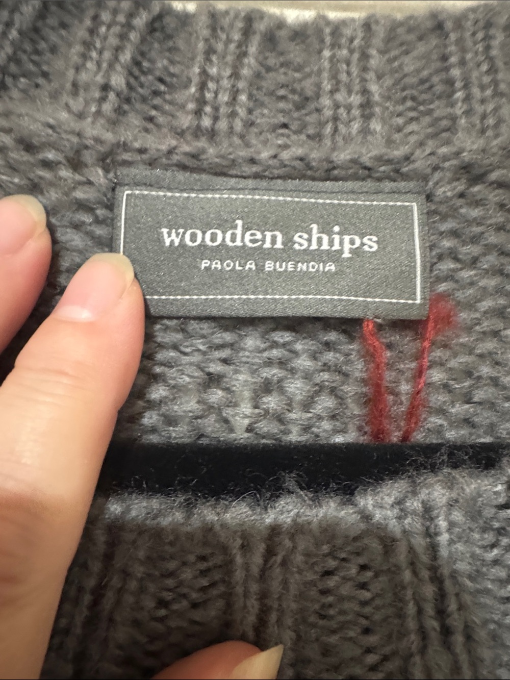 Wooden Ships/Big Heart Top/Sweater/Gunmetal/Black/Size XL/NWT! NEVER WORN! - Picture 3 of 16